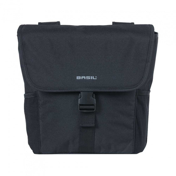 Dubbele fietstas Basil Go 32 liter 33 x 16 38 cm - zwart