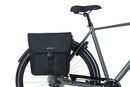 Dubbele fietstas Basil Go 32 liter 33 x 16 38 cm - zwart