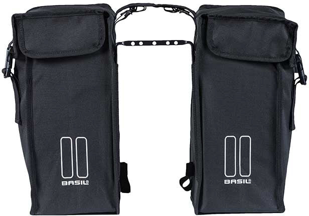 Dubbele fietstas Basil Mara-XXL 47 liter 32 x 13 x 21 liter - zwart
