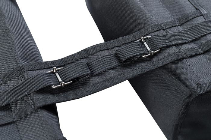 Dubbele fietstas Basil Mara-XXL 47 liter 32 x 13 x 21 liter - zwart