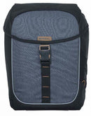 dubbele fietstas Miles 34L grijs/zwart - 17666