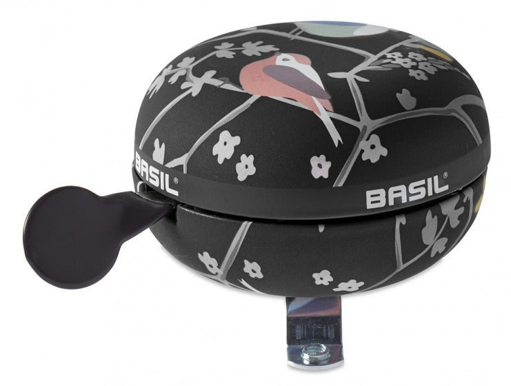 Fietsbel Basil Big Bell Wanderlust ø80mm - charcoal
