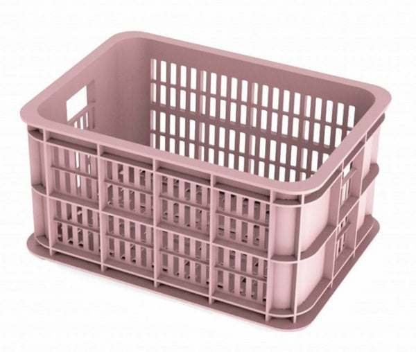 Fietskrat Basil Crate small - 25 liter 40 x 29 x 21 cm -  faded blossom