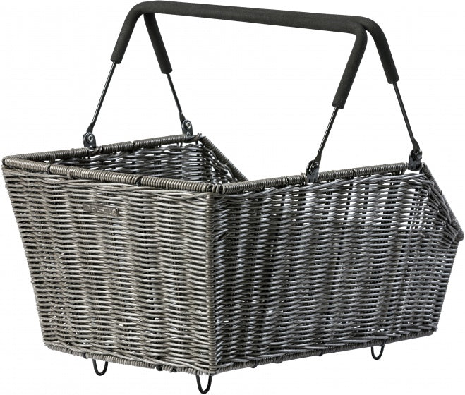 Fietsmand Basil Cento Rattan Look MIK 46 x 34 x 26 cm - nature brown