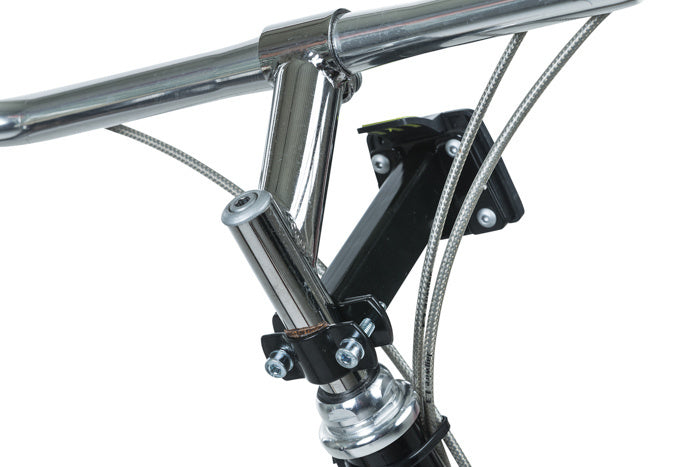 Fietsmand Basil Bremen met BasEasy stemholder 26 x 35 x 29 cm - zwart