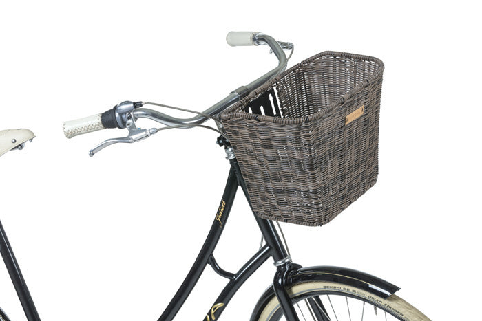 Fietsmand Basil Bremen Rattan Look FM 26 x 35 x 37 cm - nature brown