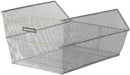 Fietsmand Basil Cento met dragerbevestiging 45 x 31 x 21 cm - zilver