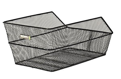 Fietsmand Basil Cento met dragerbevestiging 38 x 24 x 11 cm - zwart