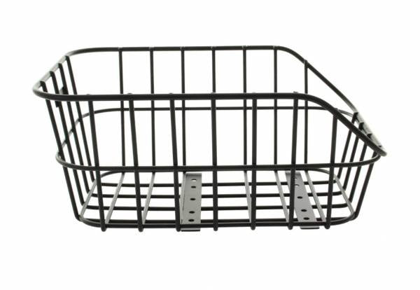 Fietsmand Basil Cento met dragerbevestiging 45 x 33 x 21 cm - zwart