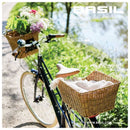Fietsmand Basil Cento Rattan Look 47 x 34 x 22 cm - bruin