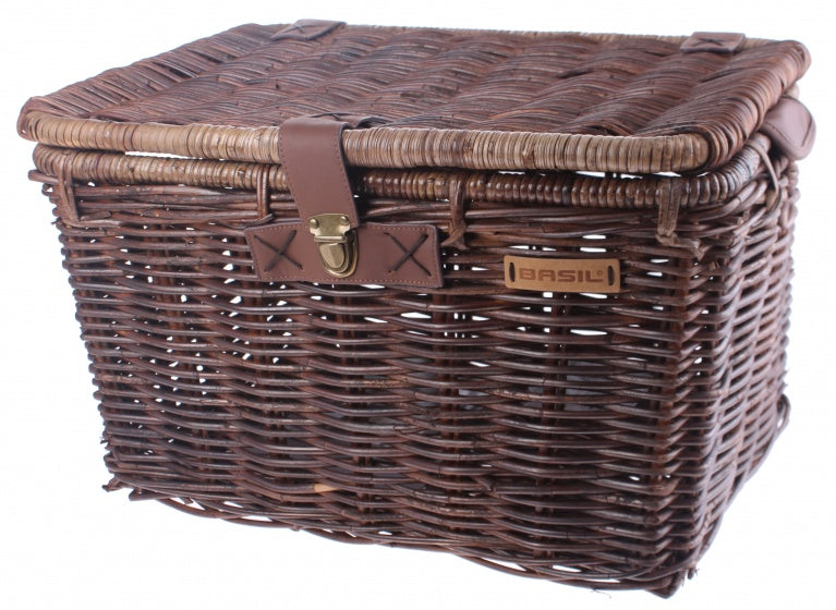 Rotan fietsmand Basil Denton L 49 x 35 x 30 cm - nature brown