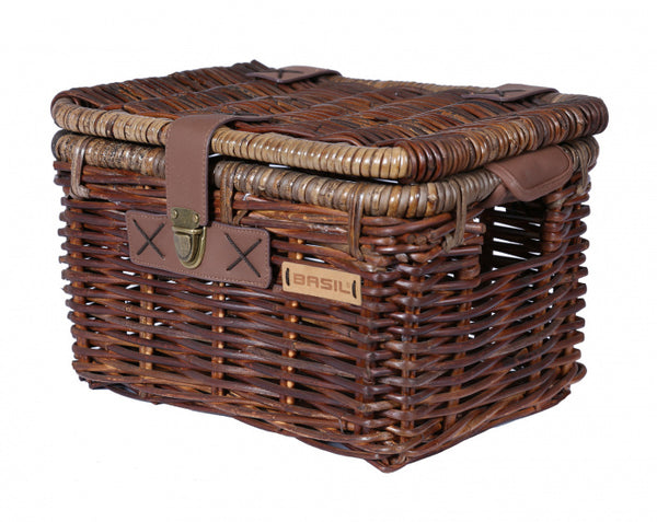 Rotan fietsmand Basil Denton Small 35 x 24 x 20 cm - nature brown