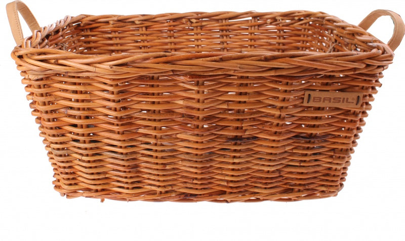 Rotan fietsmand Basil Portland Classic 49 x 36 x 24 cm - bruin
