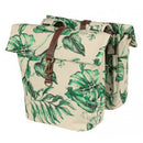 Dubbele fietstas Basil Ever-Green 28 tot 32 liter 28 x 16 x 35 cm - sandshell beige