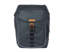 Dubbele fietstas MIK Basil Miles Tarpaulin 34 liter 34 x 16 x 43 cm - zwart/oranje