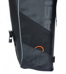 Dubbele fietstas MIK Basil Miles Tarpaulin 34 liter 34 x 16 x 43 cm - zwart/oranje