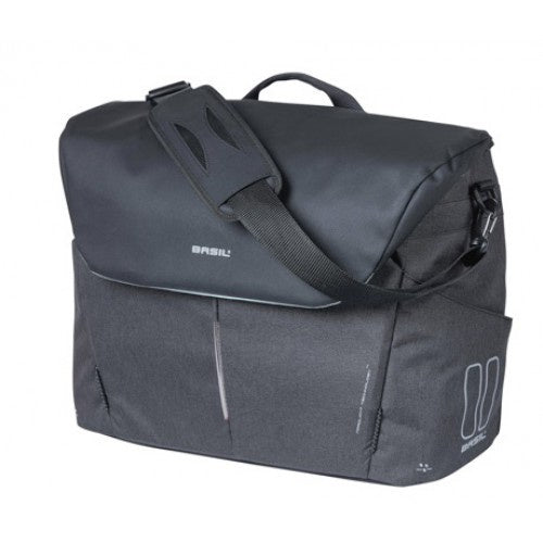 Laptoptas Basil B-Safe Commuter Nordlicht 17 liter 41 x 14 x 32 cm - graphite zwart
