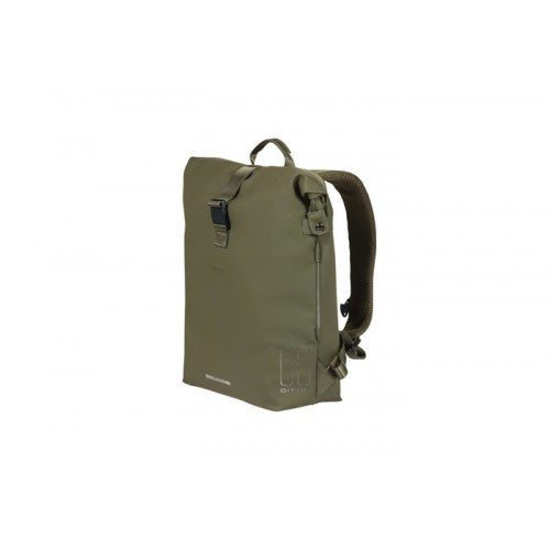 Fietsrugzak Basil SoHo Nordlicht 17 liter 31 x 14 x 37 cm - mosgroen