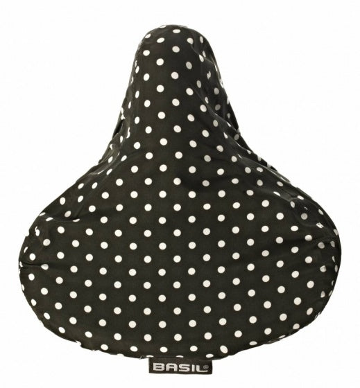 Zadeldek Basil Katharina B&D 28 x 23 x 1 cm - black & dots