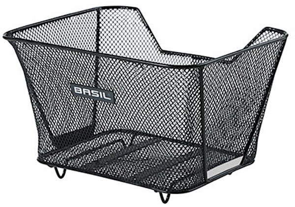 Fietsmand Basil Lesto met WSL-systeem 32 x 41 x 25 cm - zwart