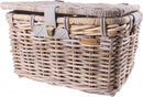 Rotan fietsmand Basil Denton large - nature grey