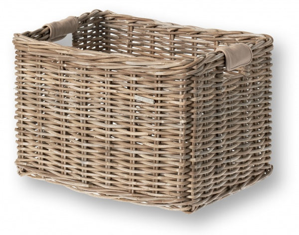 Rotan fietsmand Basil Dorset large 37 x 48 x 27 cm - nature grey