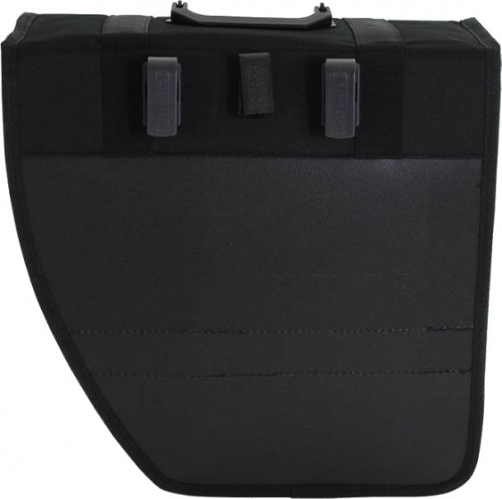 Enkele pakaftas Basil Tour Single rechts 17 liter - zwart / zilver