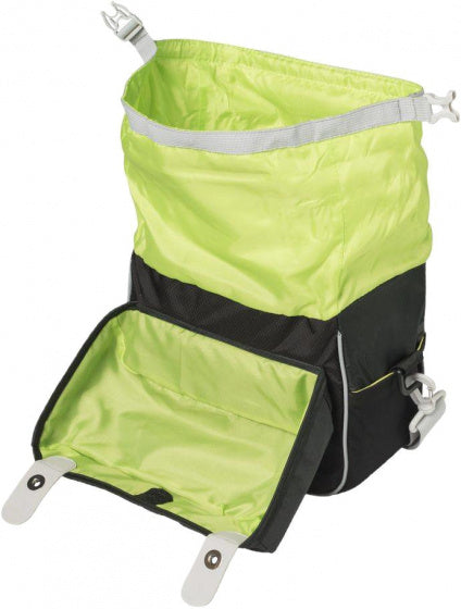 stuurtas Miles 6 liter zwart/lime - 17795