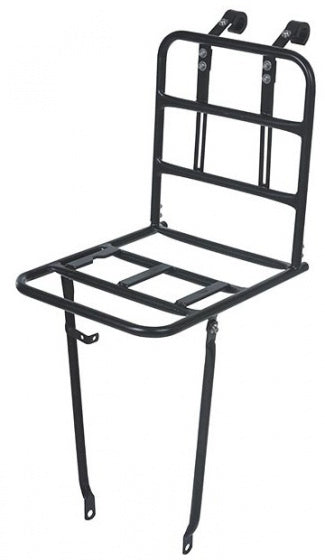 Voordrager Basil Front Carrier L 40 x 28 x 96 cm - mat zwart