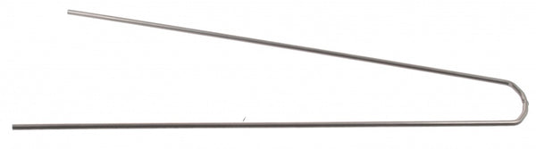 spatbordstang staal recht 28 inch zilver per stuk