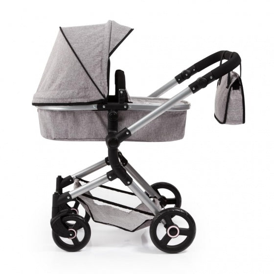 poppenwagen Combi Dolls Pram Vario grijs 86 cm