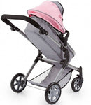 Bayer Poppenwagen Neo Star Grijs/lichtroze 75 Cm