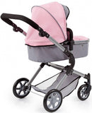 Bayer Poppenwagen Neo Star Grijs/lichtroze 75 Cm