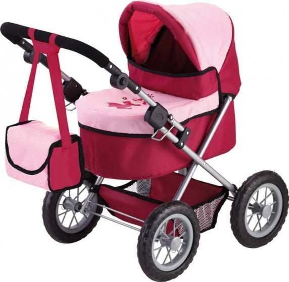 poppenwagen Trendy rood/roze 67 cm