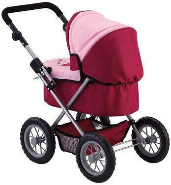 poppenwagen Trendy rood/roze 67 cm