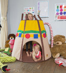 speeltent Tipi 78 x 122 x 108 cm bruin
