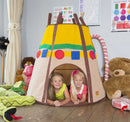 speeltent Tipi 78 x 122 x 108 cm bruin