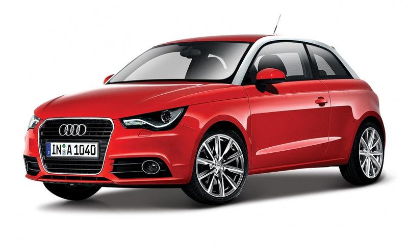 schaalmodel Audi A1 1:24 rood