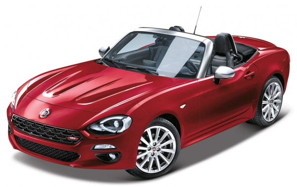 schaalmodel Fiat 124 Spider 1:24 rood