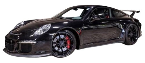 schaalmodel Porsche 911 991 2011 1:24 die-cast zwart