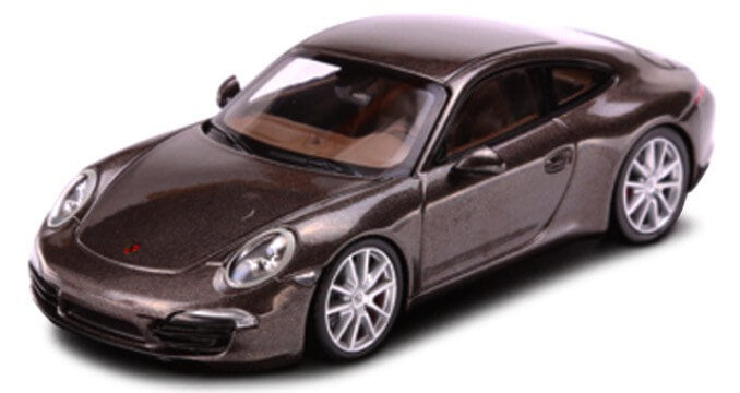 schaalmodel Porsche 911 Carrera S 2011 1:24 bruin