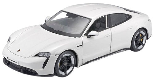 schaalmodel Porsche Taycan 1:24 die-cast wit