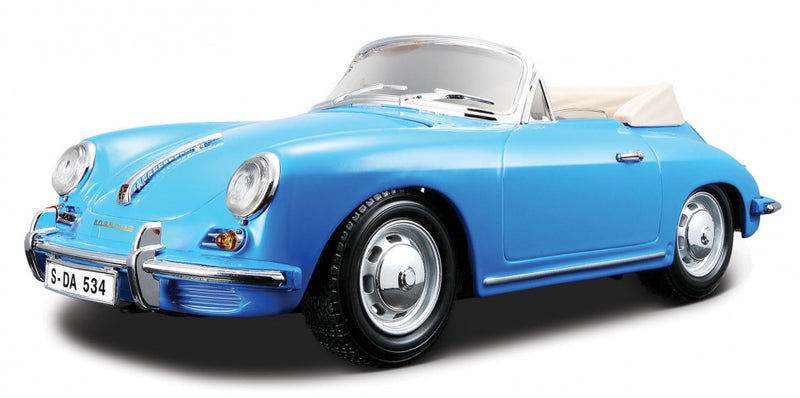 sportauto Porsche Cabrio 1:18 blauw