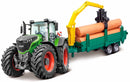tractor Fendt jongens 31 cm ABS groen 2-delig