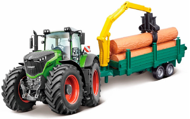 tractor Fendt jongens 31 cm ABS groen 2-delig