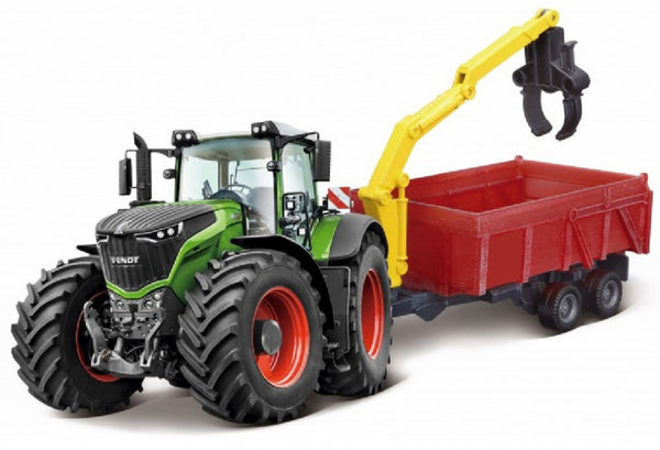 tractor met aanhanger Fendt 1000 Vario 32,4 x 11 cm