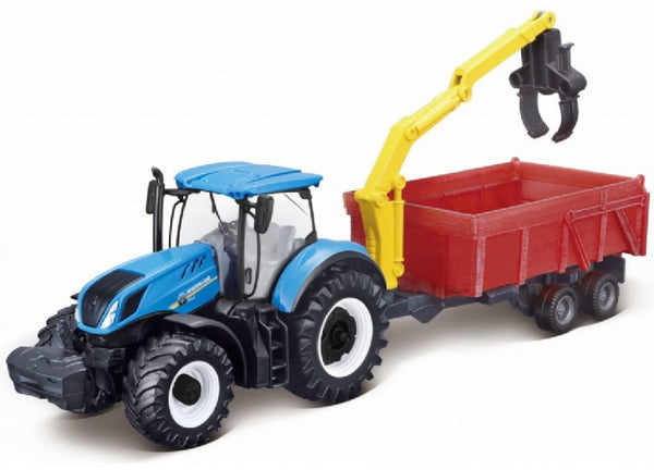 tractor met aanhanger T7.315 New Holland 32 x 11 cm