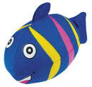 sponsdier Vis 12 cm polyester donkerblauw