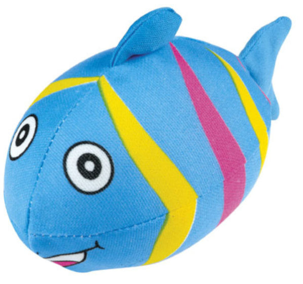 sponsdier Vis 12 cm polyester lichtblauw