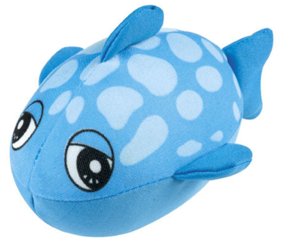sponsdier Vis 12 cm polyester  lichtblauw